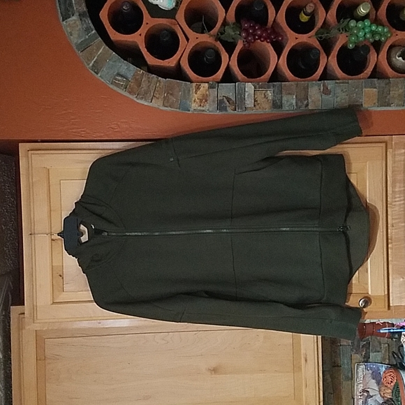 adidas Other - Adidas Athletics Squad ID Full Zip Hoodie Sweatshirt Jacket Green